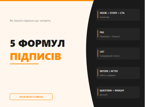 Як писати підписи до постів Instagram: 5 формул із прикладами