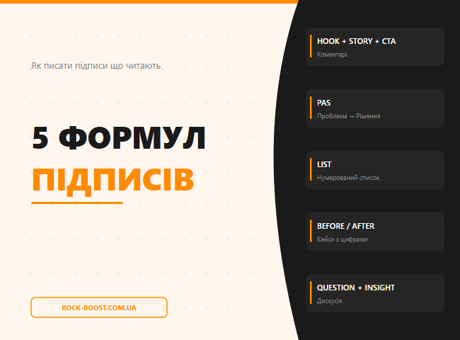 Як писати підписи до постів Instagram: 5 формул із прикладами 